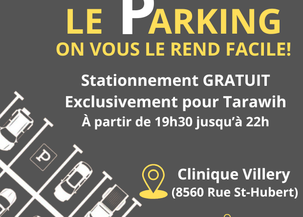 Parking gratuit Ramadan